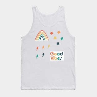 Rainbow aesthetic Tank Top